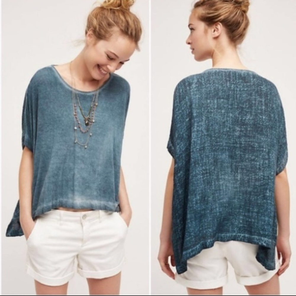 Amadi for Anthropologie Dolman Cropped Top XS/S